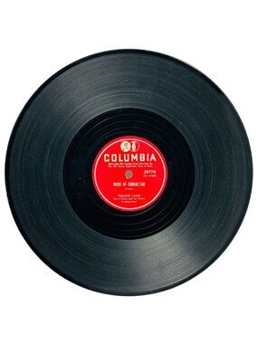 Frankie Laine Rock Of Gibraltar 10in Shellac 78 RPM Columbia Records 39770 VTG